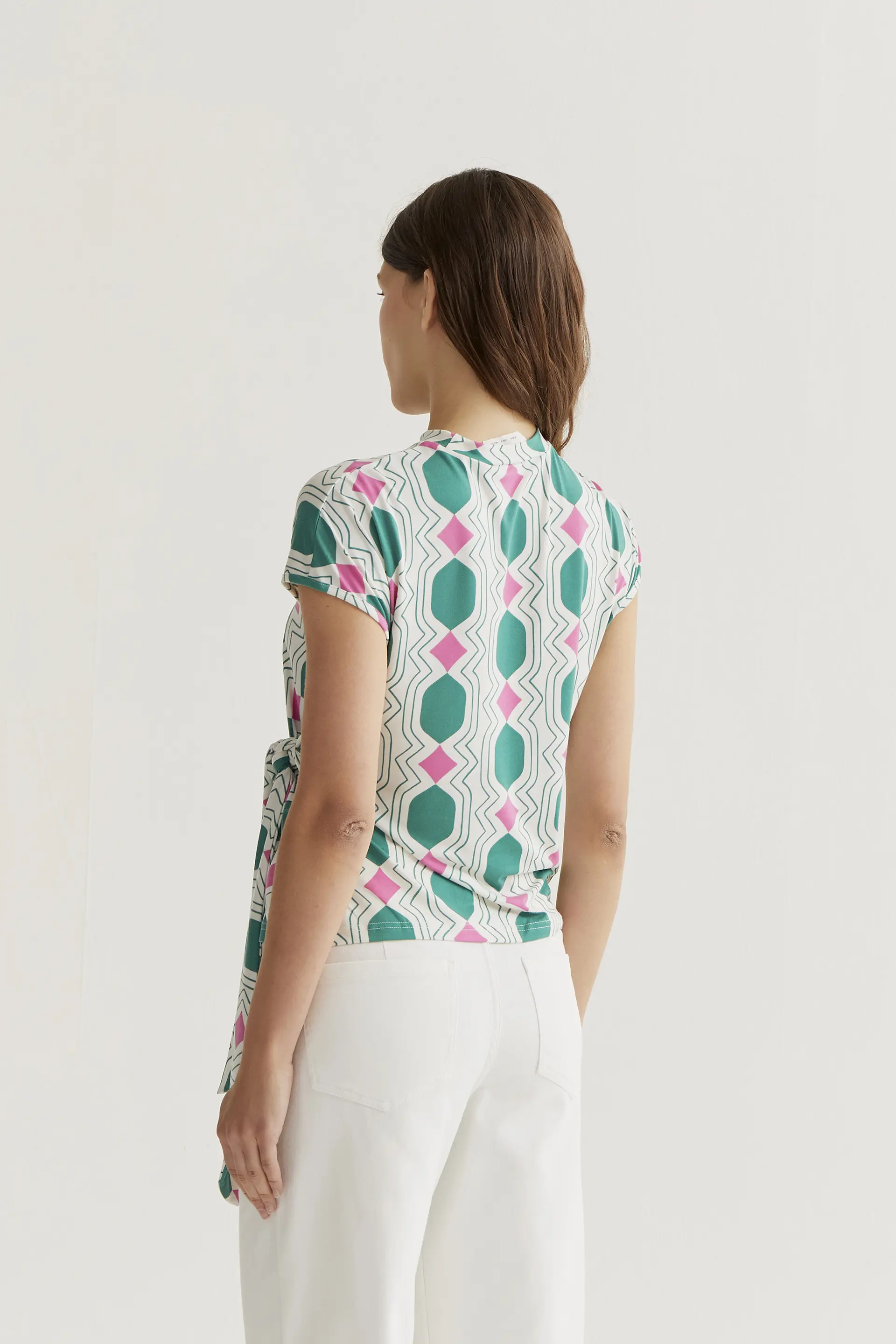 Camiseta con estampado Geometric - Image 3