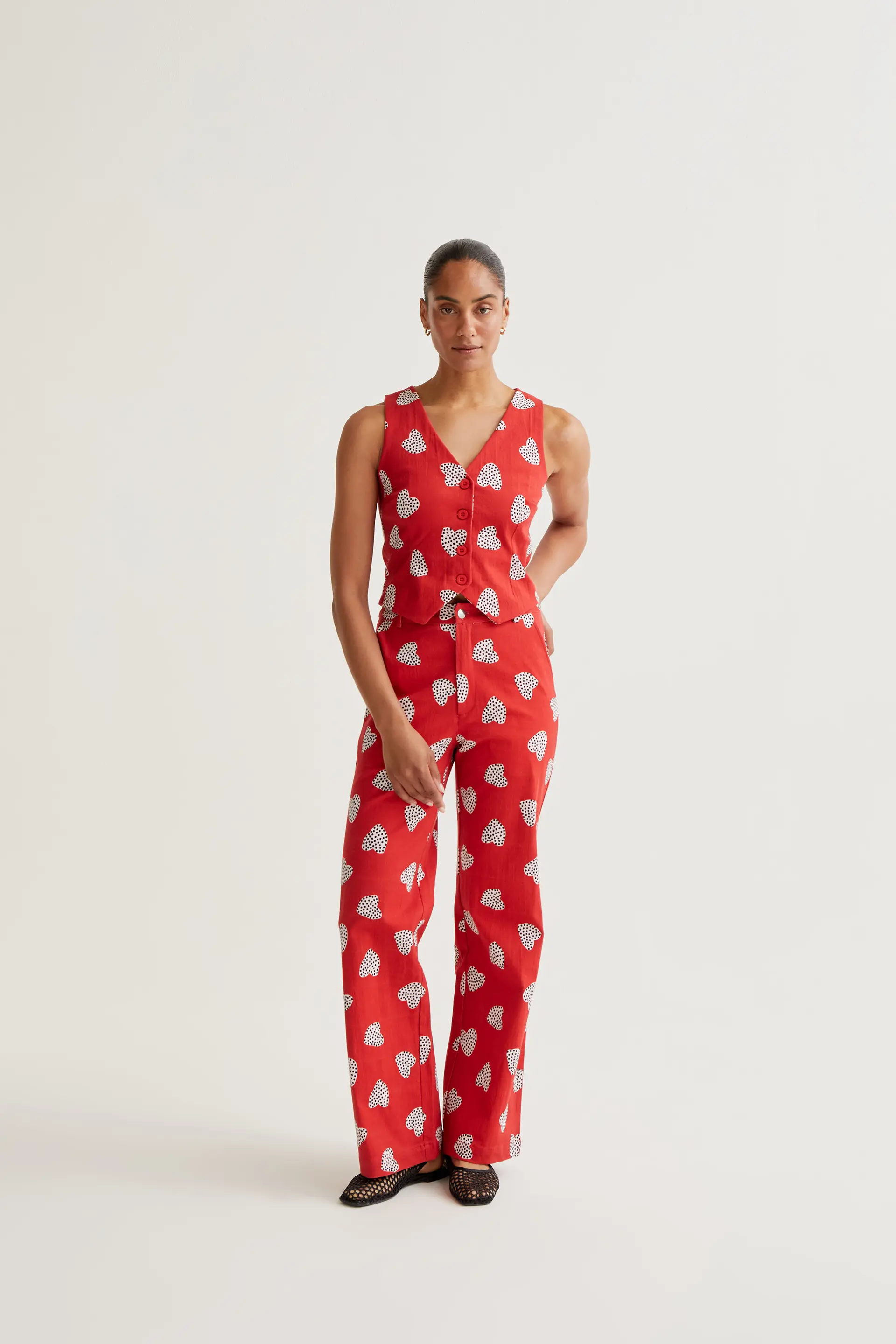 Chaleco con estampado Harmony Red - Image 4