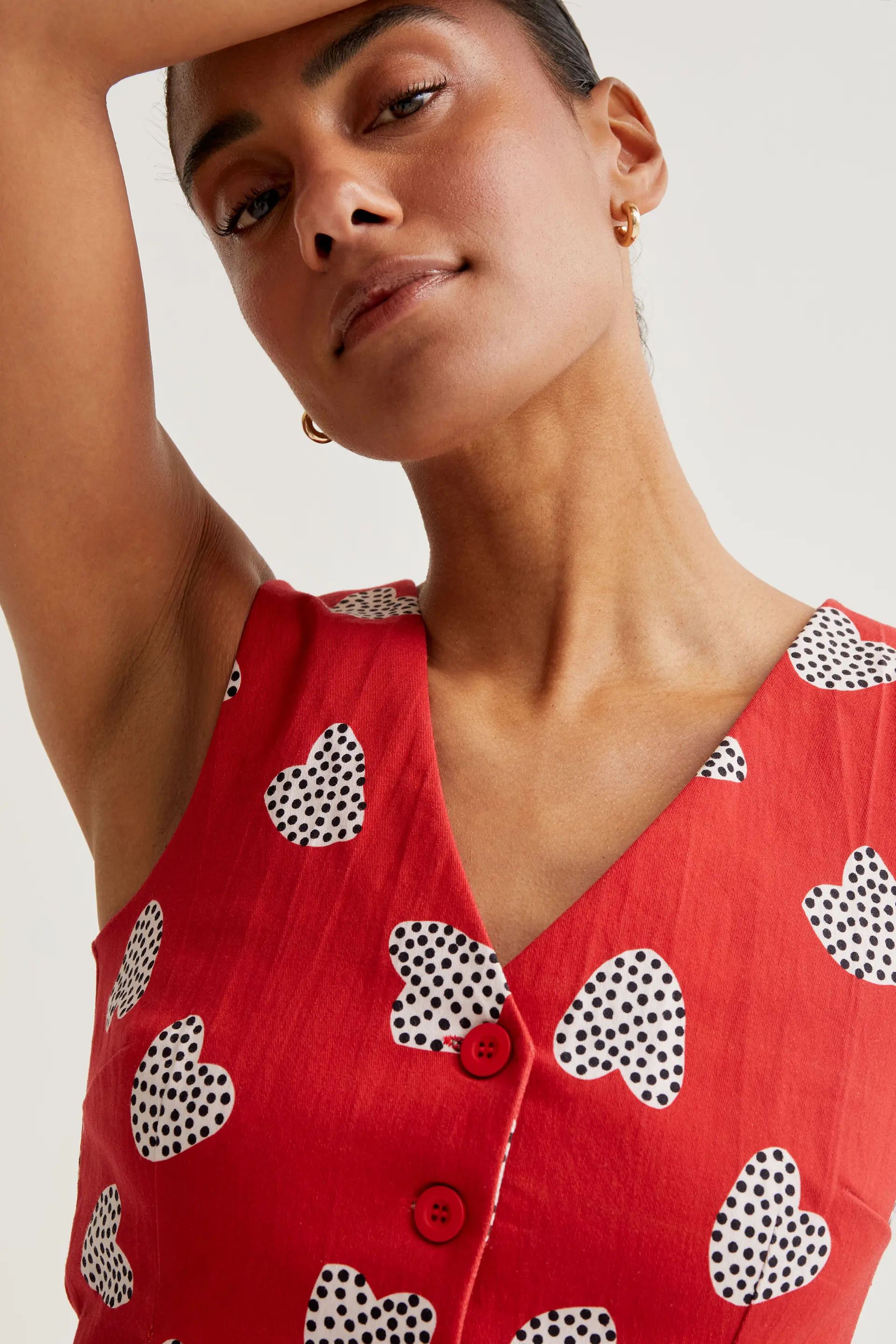 Chaleco con estampado Harmony Red - Image 5