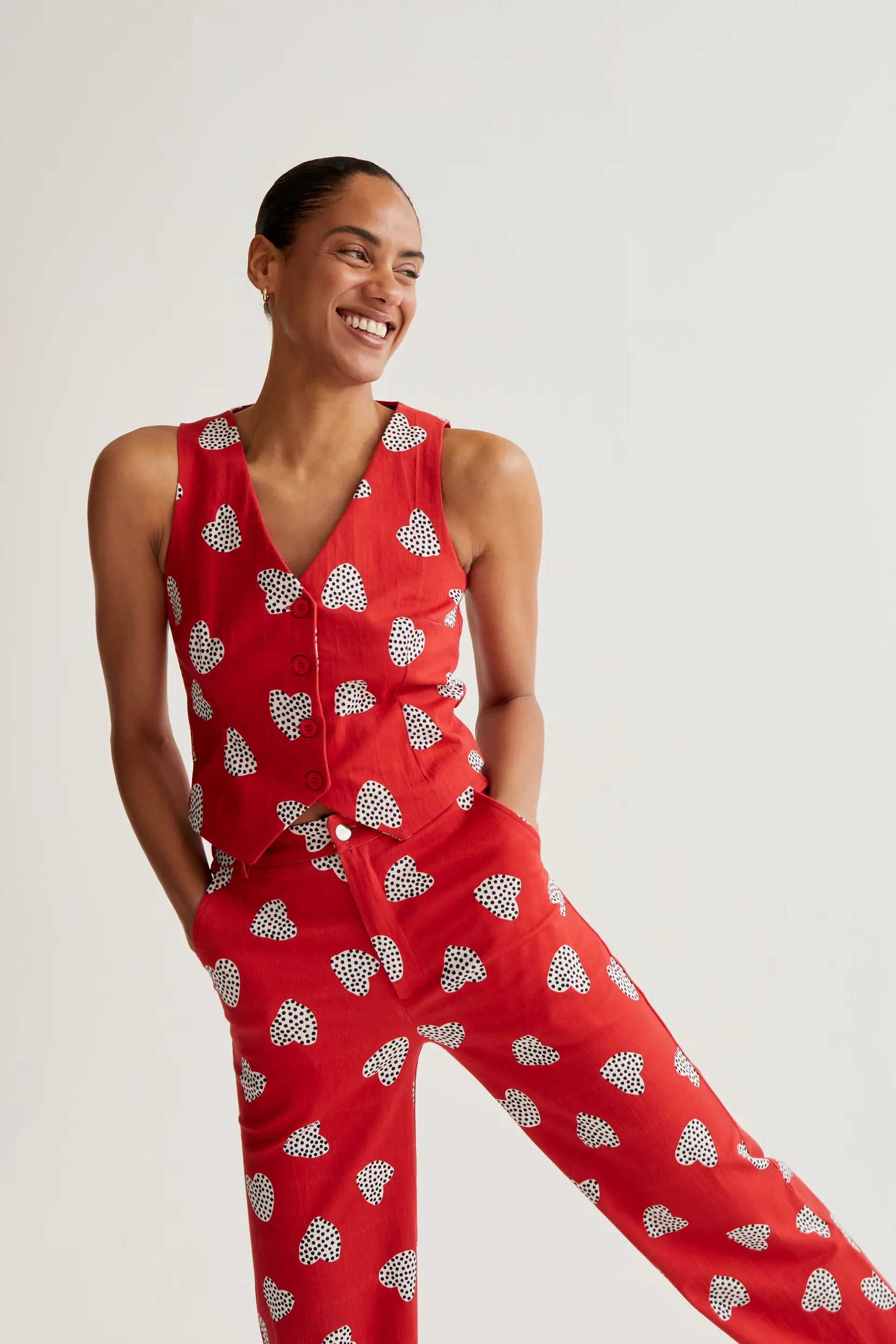 Chaleco con estampado Harmony Red - Image 6