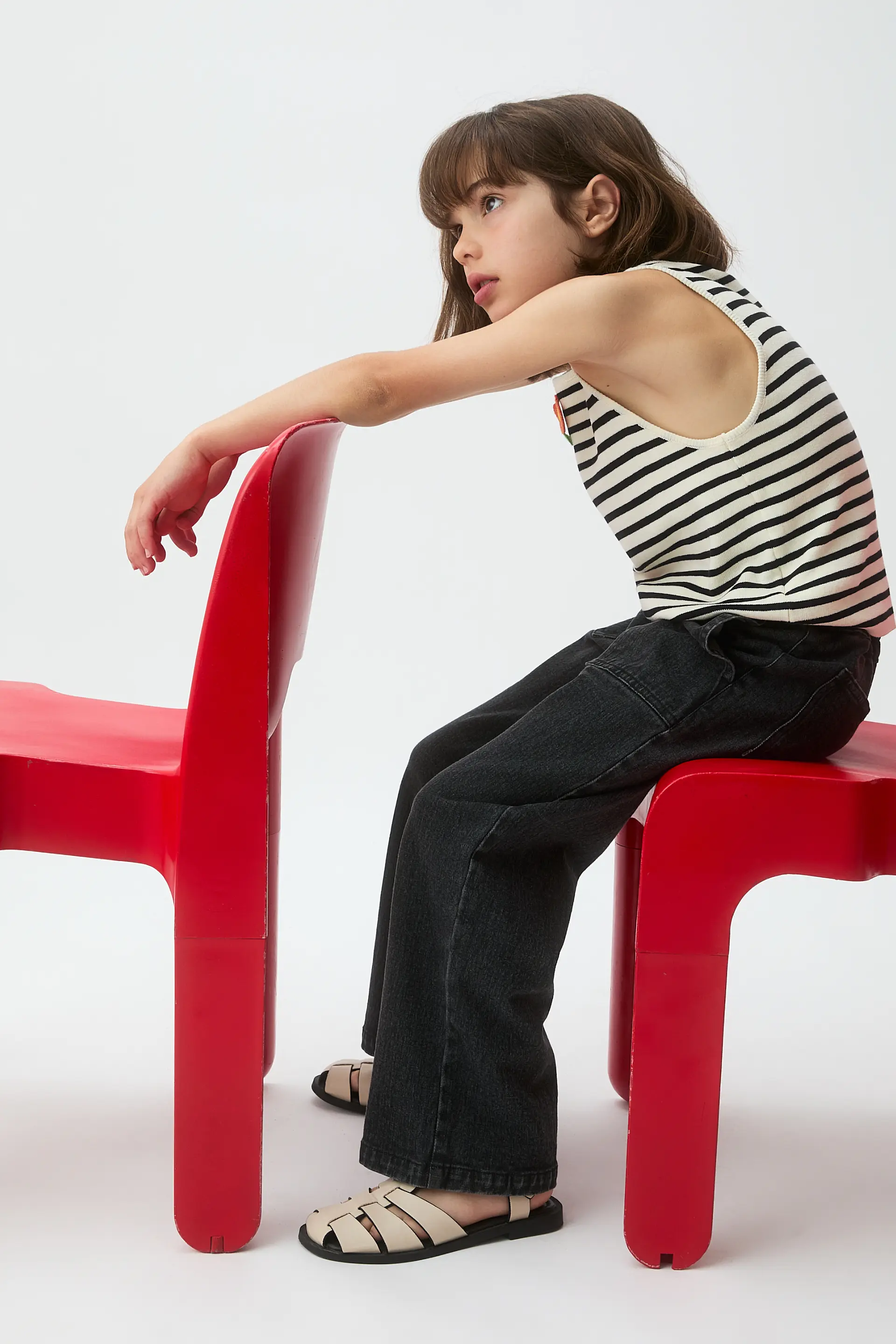 Jeans de niña denim negro - Image 4