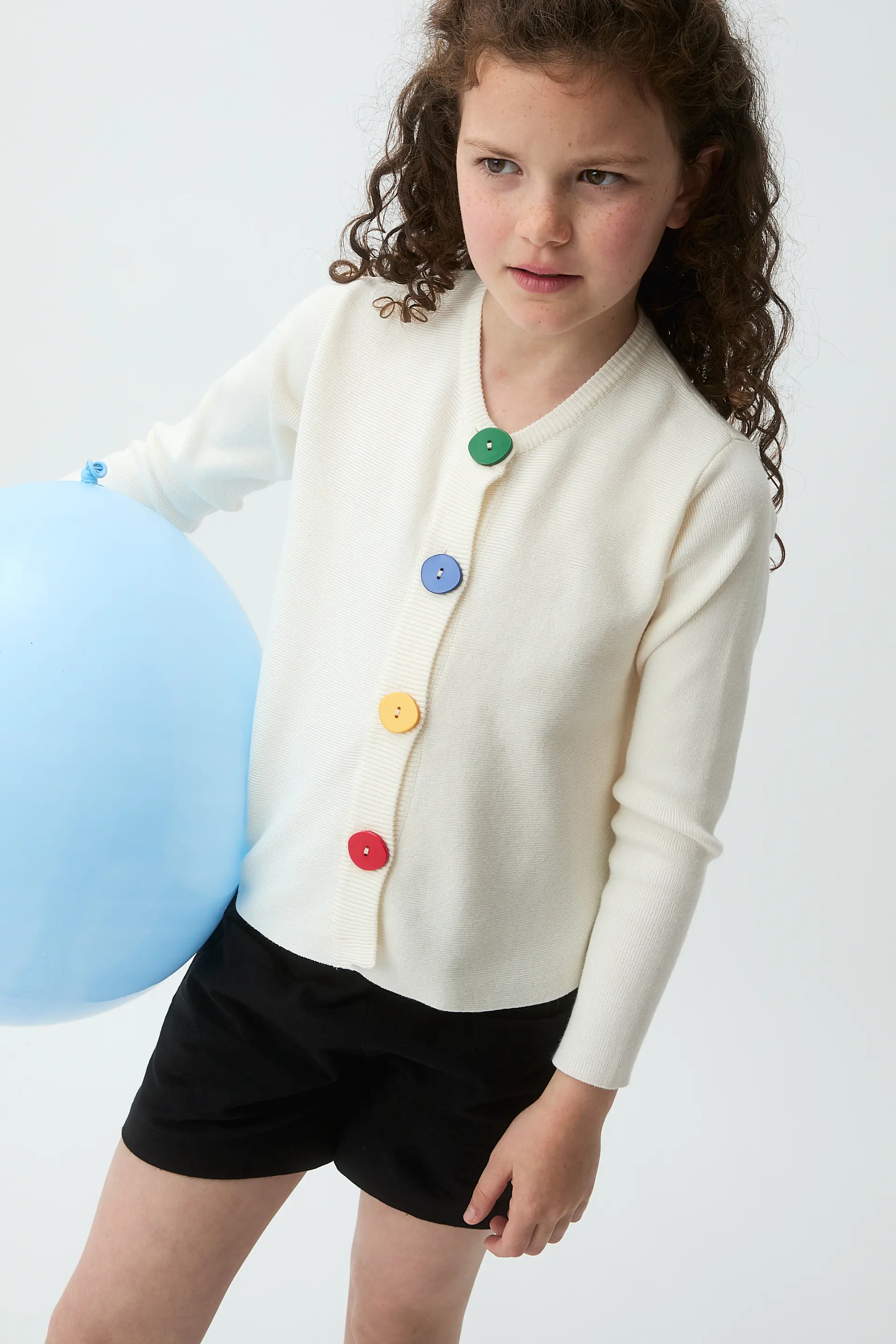 Shorts de niña 100% algodón negro - Image 4