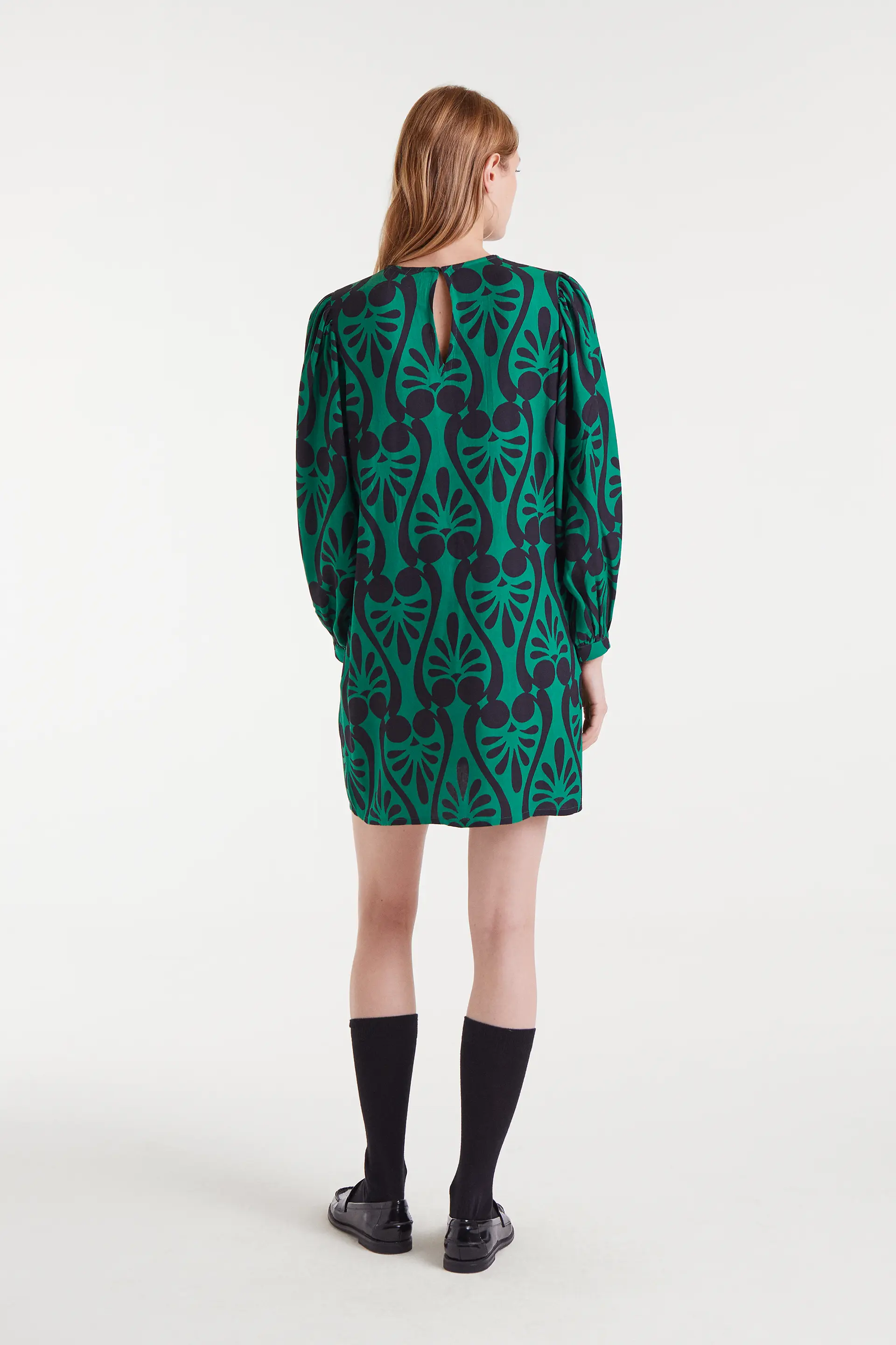 Vestido corto con estampado Baroque - Image 3