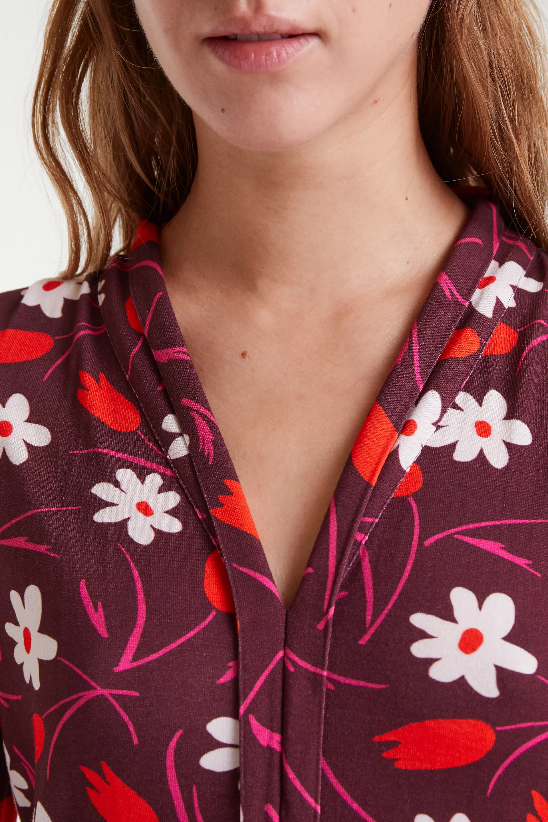 Vestido largo con estampado Tulip - Image 4