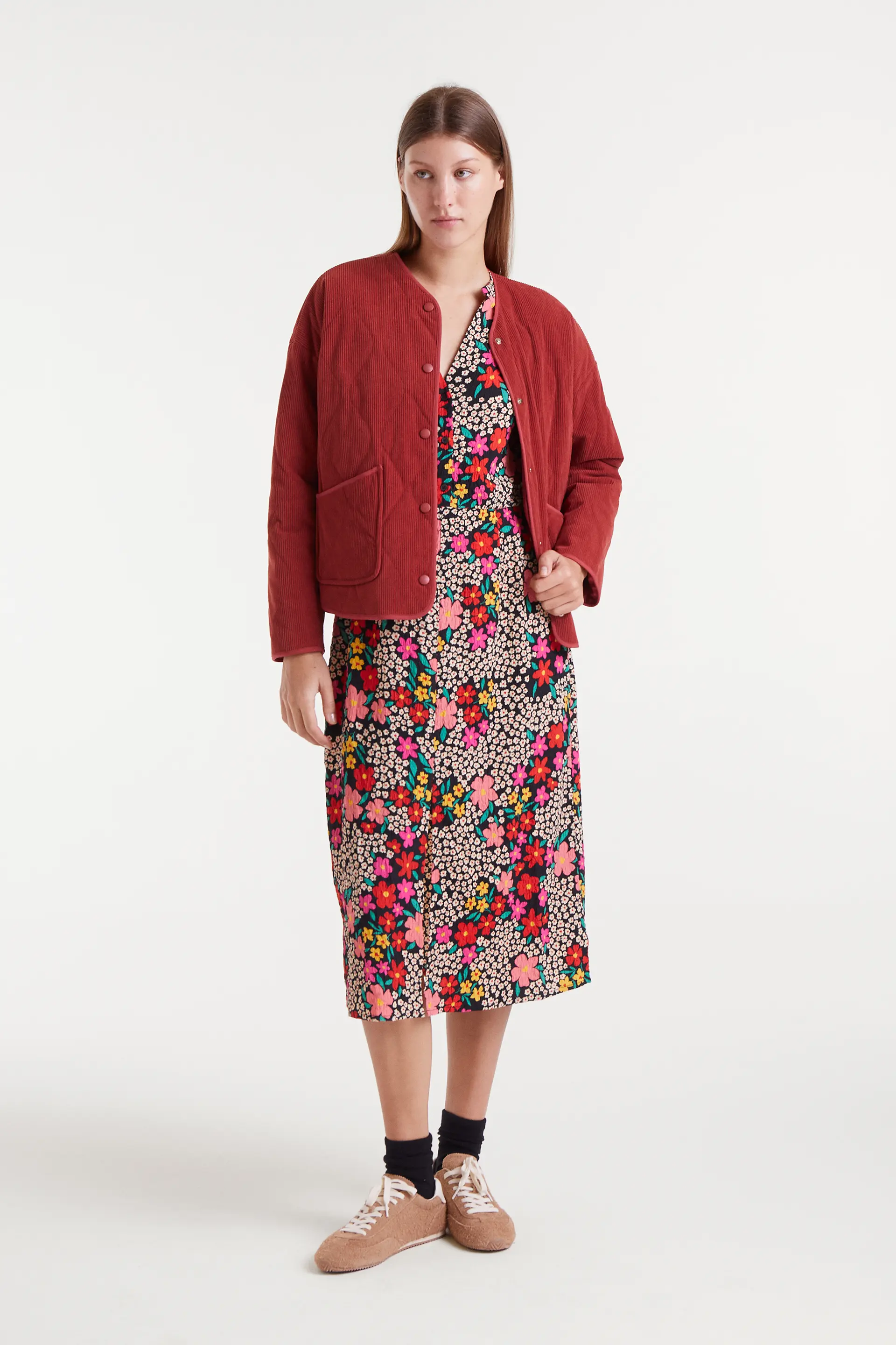 Vestido midi con estampado Giardino - Image 5