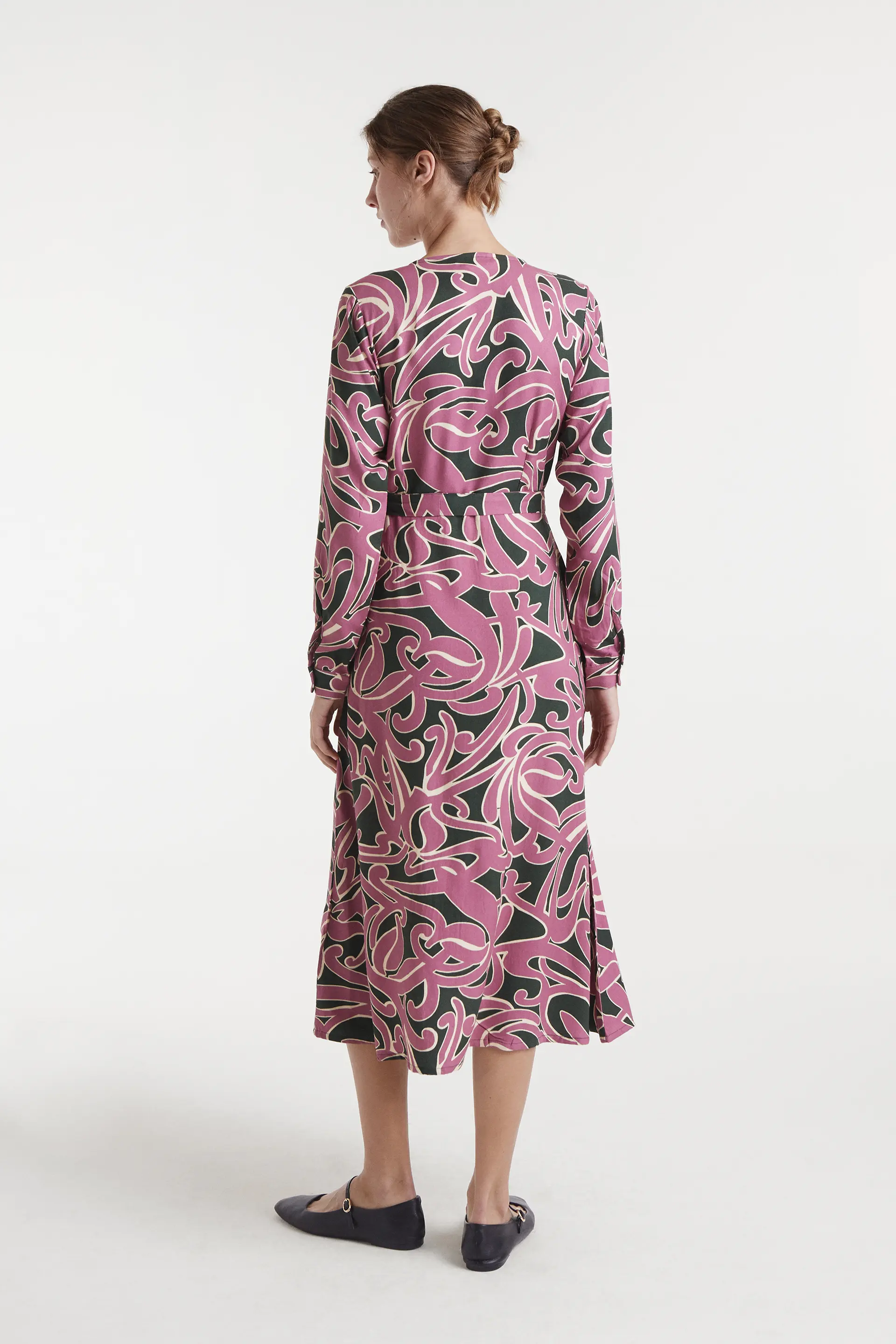 Vestido midi con estampado Pastures - Image 3