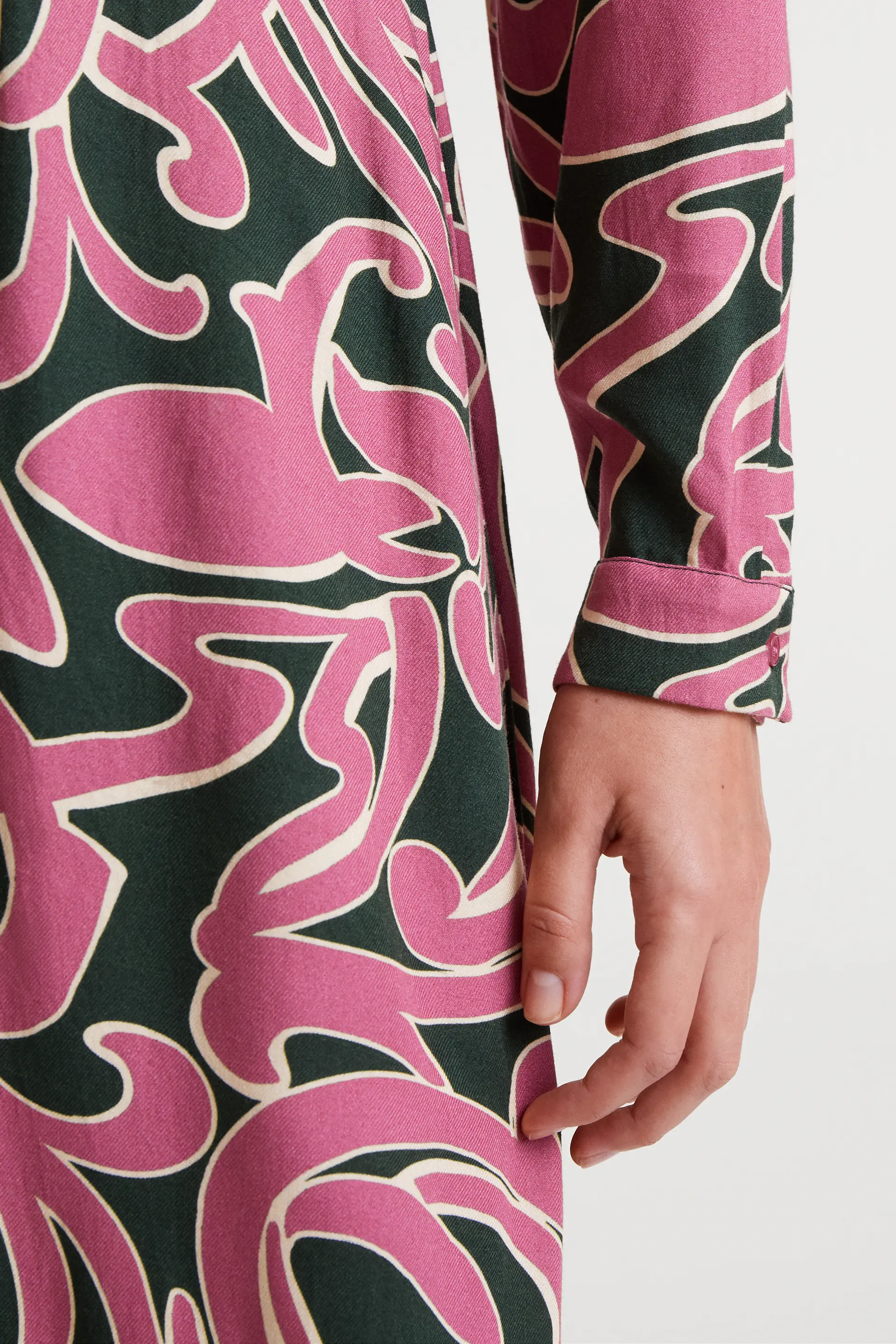 Vestido midi con estampado Pastures - Image 4